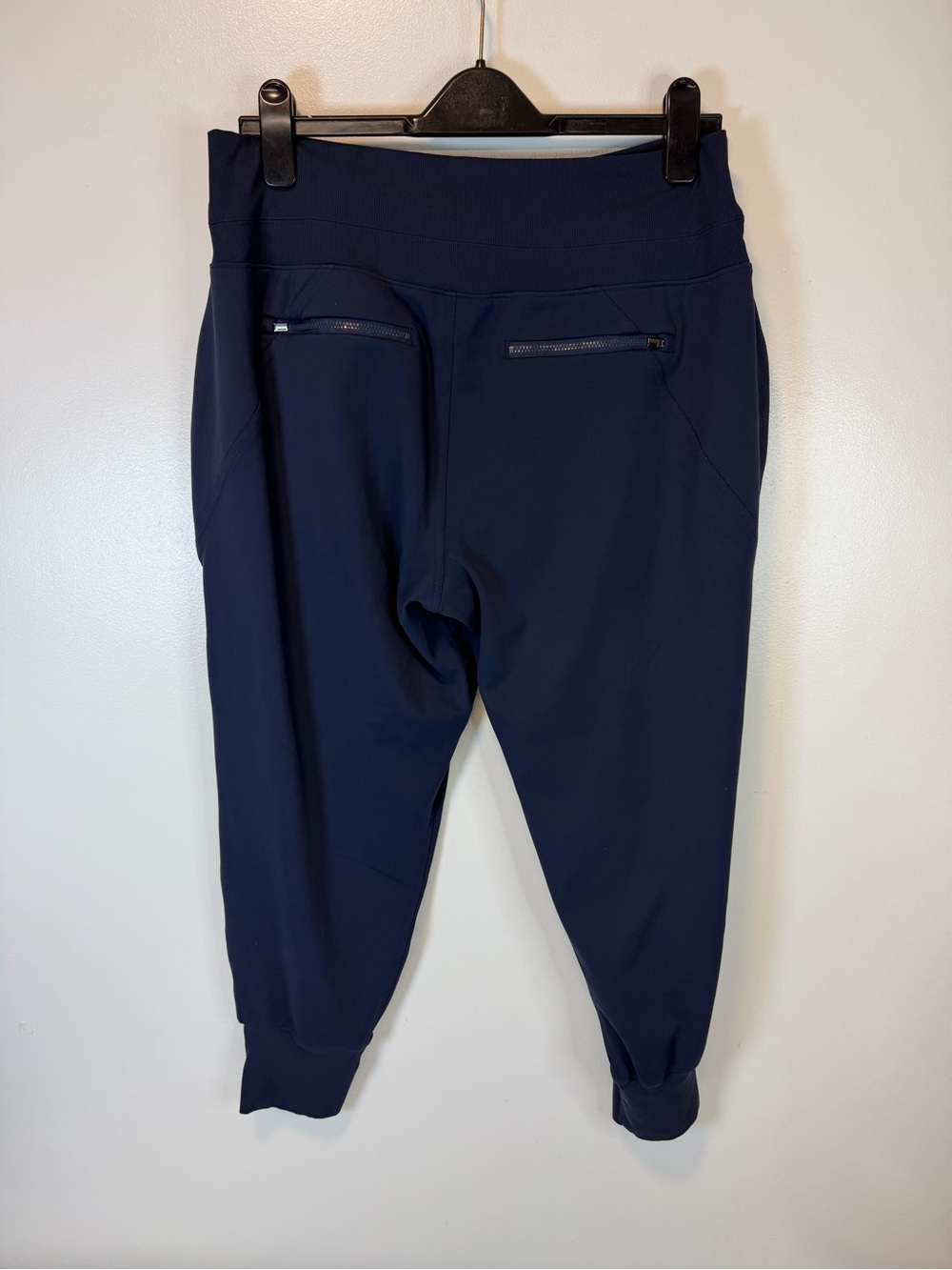 Athleta Venice High Rise Navy Track Jogger Pants Stretch Women’s Large Petite - Picture 3 of 8